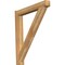 Ekena Millwork Traditional Craftsman Rough Sawn Outlooker, Western Red Cedar, 6"W x 38"D x 42"H OUT06X38X42TRA04RWR - alternate 1